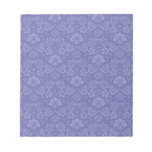Damask in Blue Notepad