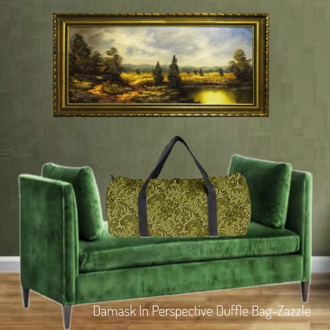Damask In Perspective Duffle Bag (Creator Uploaded)