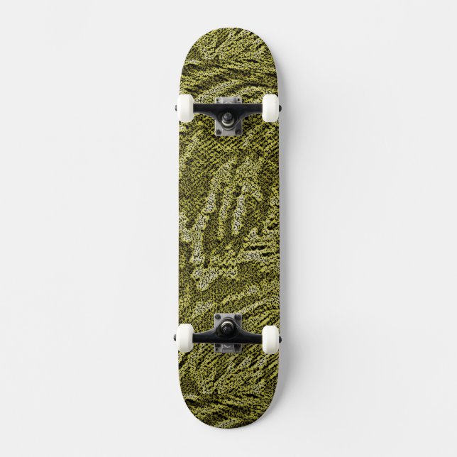 Damask In Perspective Skateboard (Front)