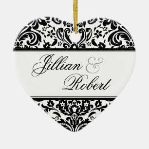 Damask Keepsake Ornament