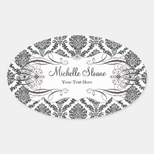 Damask Label
