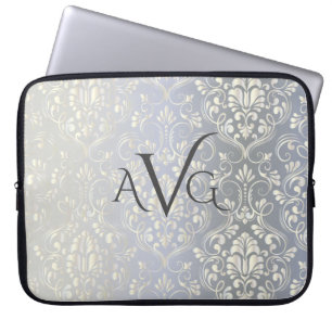 Damask luxury vintage laptop sleeve