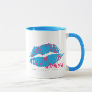 Damask Magenta-Aqua Mug