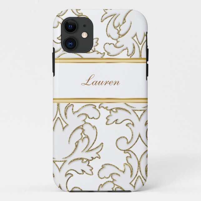 Damask Monogram iPhone 5 Cases (Back)