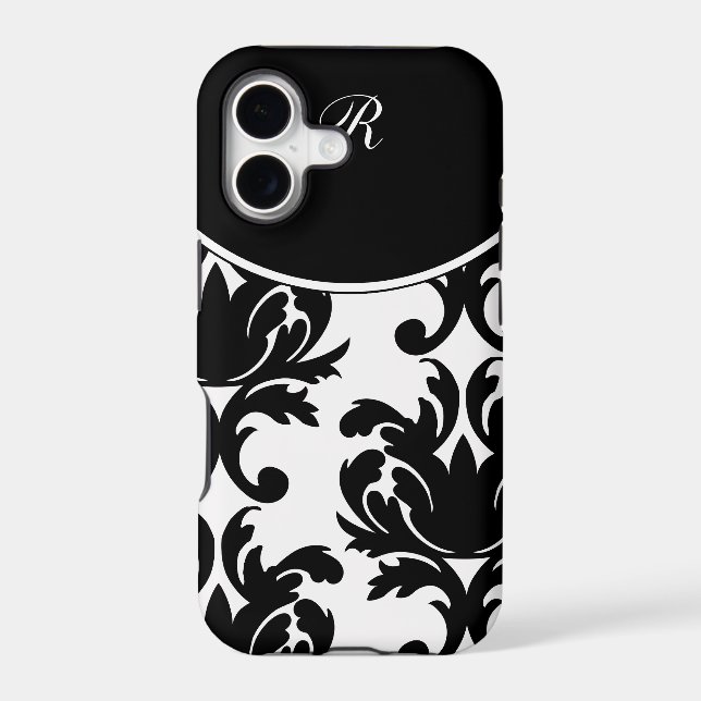Damask Monogram iPhone 5 Cases (Back)