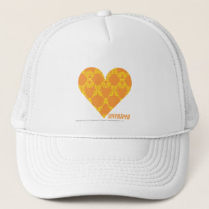 Damask Orange-Yellow 2 Trucker Hat