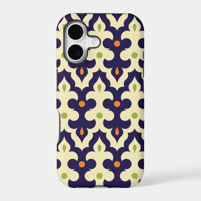 Damask paisley arabesque wallpaper pattern (Back)