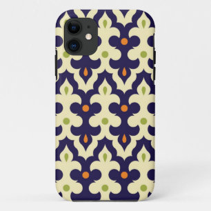 Damask paisley arabesque wallpaper pattern iPhone 11 case