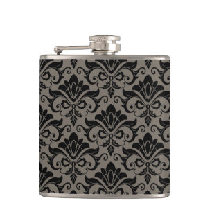 Damask Pattern 2 Hip Flask