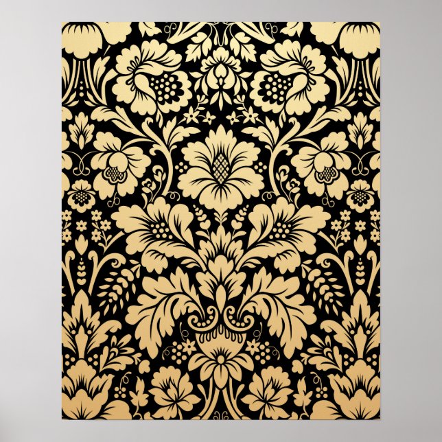 Damask Pattern 2 Poster (Front)