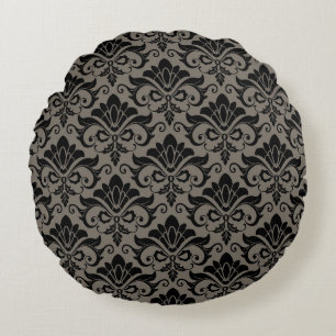 Damask Pattern 2 Round Cushion