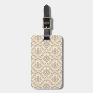 Damask pattern 3 luggage tag