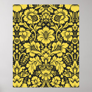 Damask Pattern 3 Poster