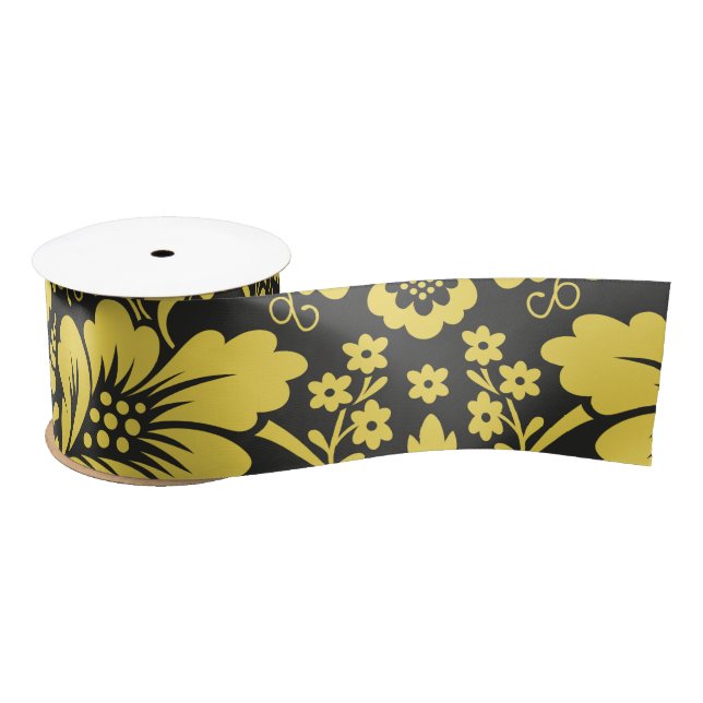 Damask Pattern 3 Satin Ribbon (Spool)