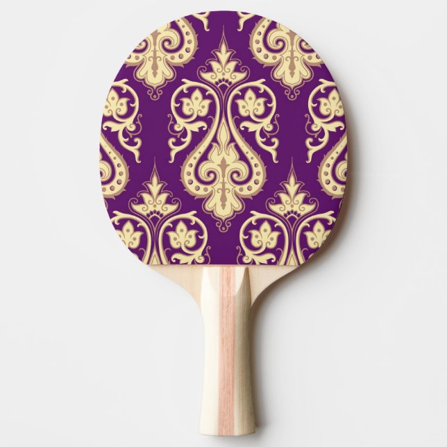 Damask Pattern 4 Ping Pong Paddle (Front)