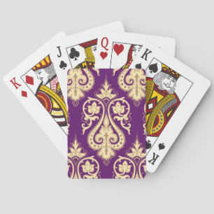 Damask Pattern 4 Playing Cards