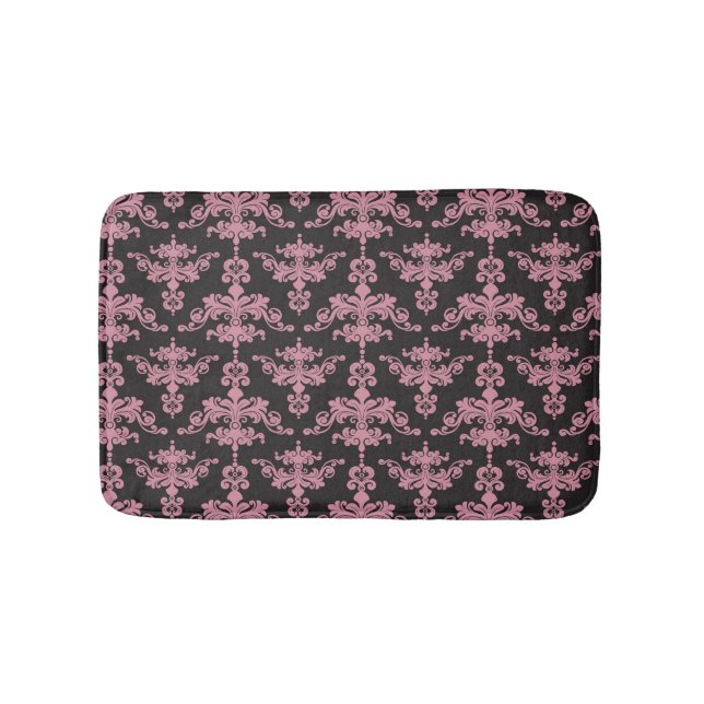 Damask Pattern 5 Bath Mat (Front)