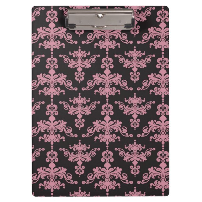 Damask Pattern 5 Clipboard (Front)