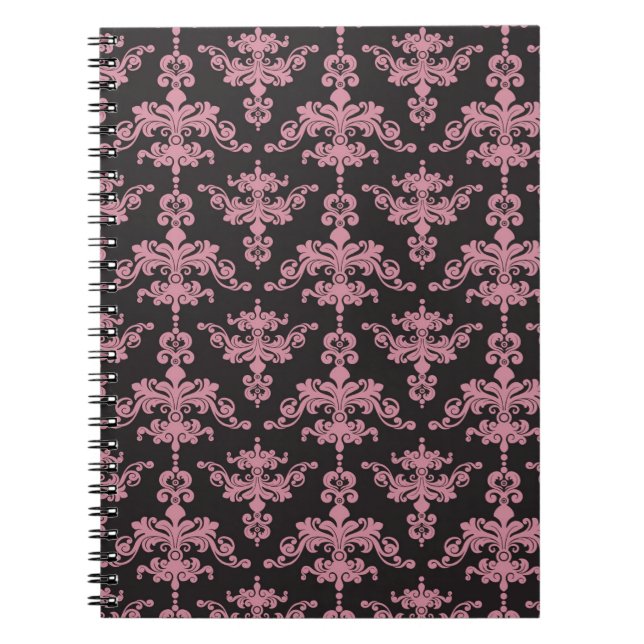 Damask Pattern 5 Notebook (Front)