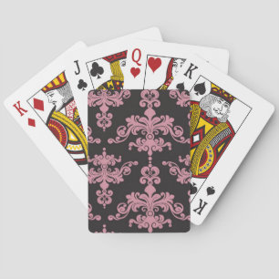 Damask Pattern 5 Playing Cards