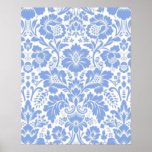 Damask Pattern 5 Poster (Front)