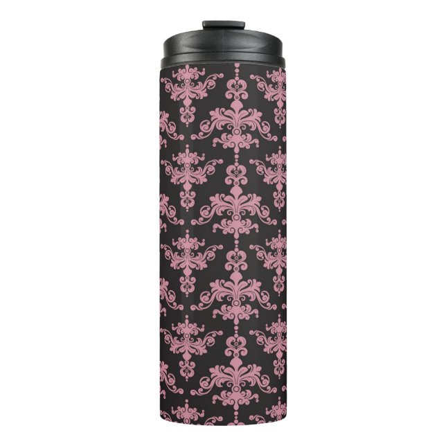 Damask Pattern 5 Thermal Tumbler (Front)