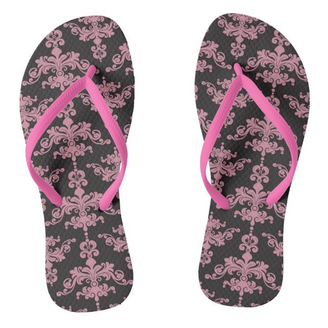 Damask Pattern 5 Thongs (Footbed)