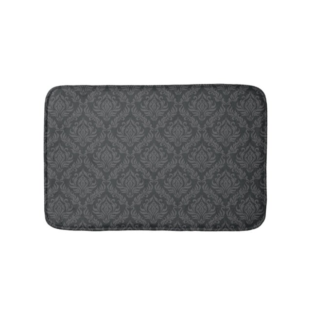 Damask Pattern 6 Bath Mat (Front)