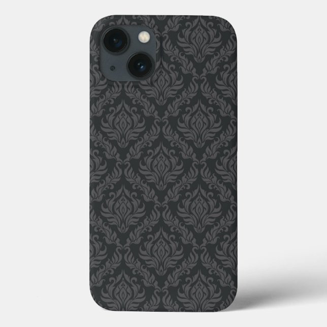 Damask Pattern 6 Case-Mate iPhone Case (Back)