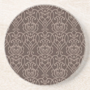 Damask pattern 6 coaster