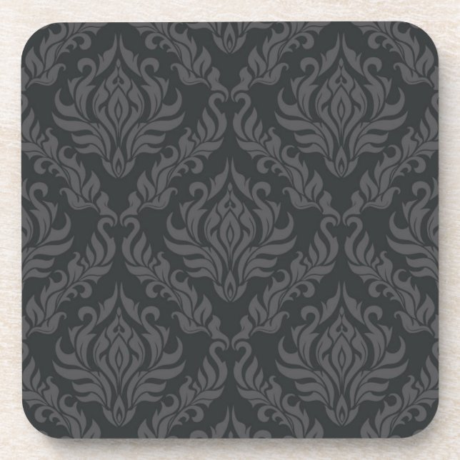 Damask Pattern 6 Coaster (Front)