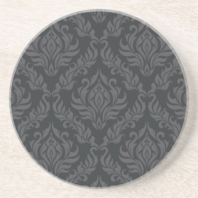 Damask Pattern 6 Coaster (Front)