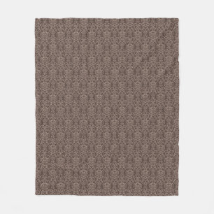 Damask pattern 6 fleece blanket