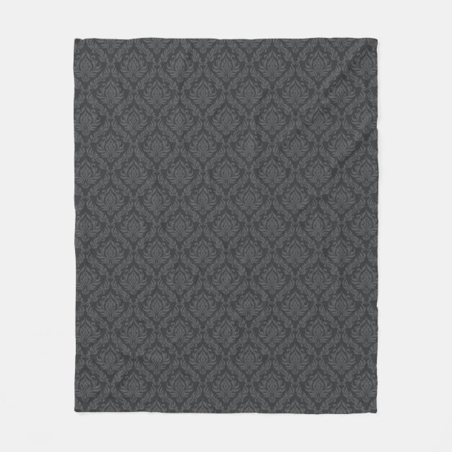 Damask Pattern 6 Fleece Blanket (Front)