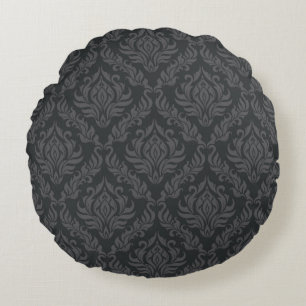 Damask Pattern 6 Round Cushion