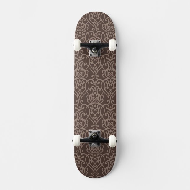 Damask pattern 6 skateboard (Front)