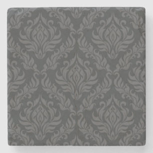 Damask Pattern 6 Stone Coaster