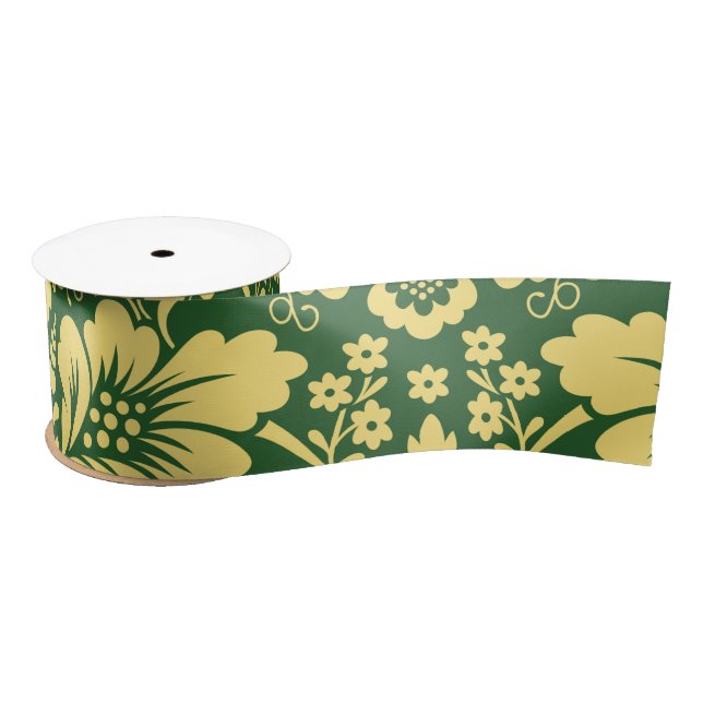Damask Pattern 8 Satin Ribbon (Spool)