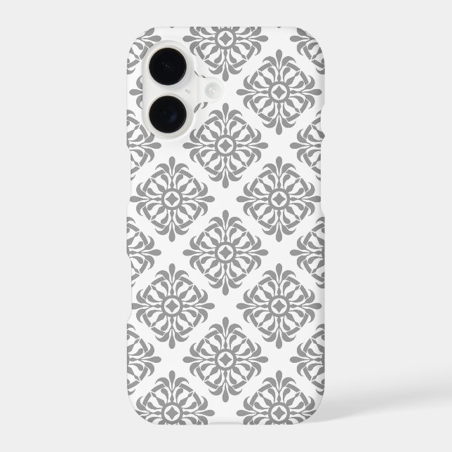 Damask Pattern Black (Back)