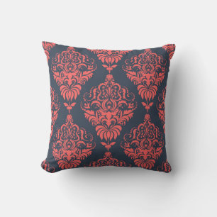 Damask pattern cushion