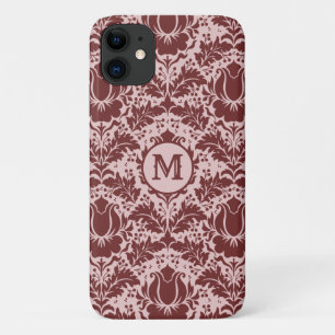 Damask Pattern custom monogram phone cases