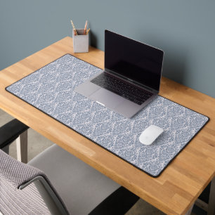 Damask Pattern Desk Mat