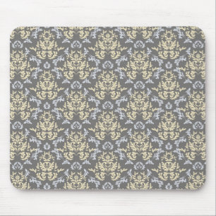 Damask pattern mouse pad
