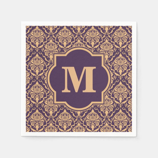 Damask Pattern Napkin (Front)