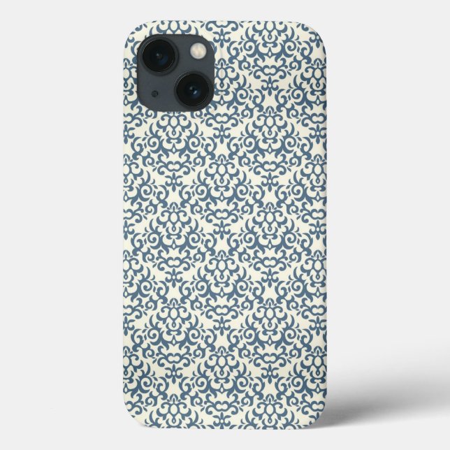 Damask pattern on gradient background 2 Case-Mate iPhone case (Back)