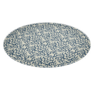 Damask pattern on gradient background 2 cutting board