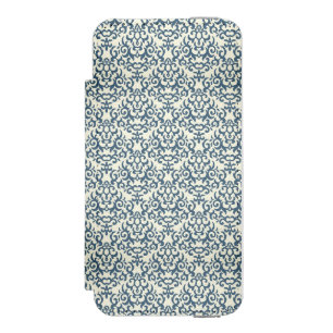 Damask pattern on gradient background 2 incipio watson™ iPhone 5 wallet case