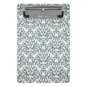 Damask pattern on gradient background 2 mini clipboard