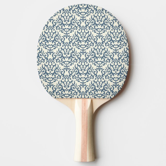 Damask pattern on gradient background 2 ping pong paddle (Front)