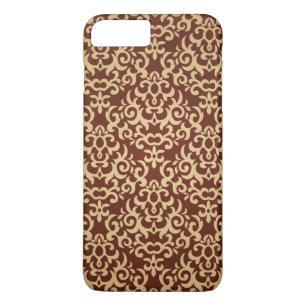 Damask pattern on gradient background iPhone 8 plus/7 plus case